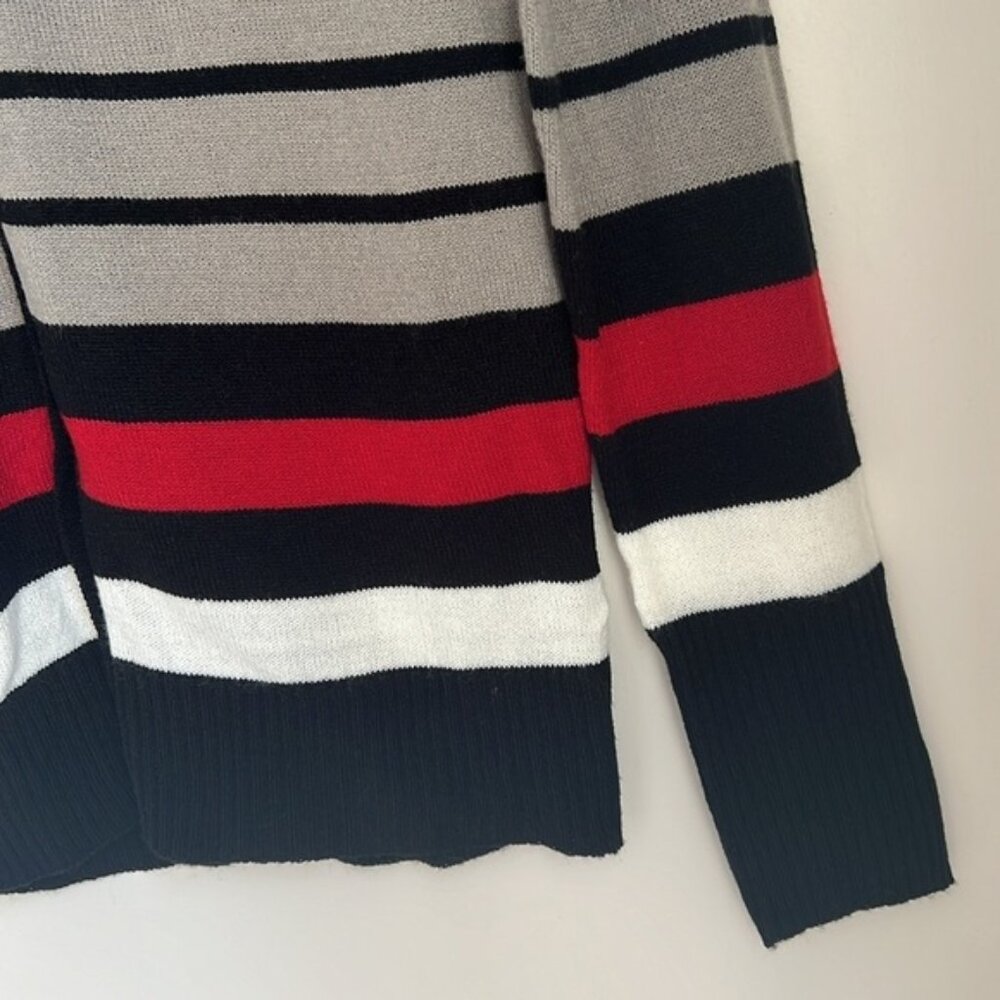 Majore Striped Button Down Sweater - image 4